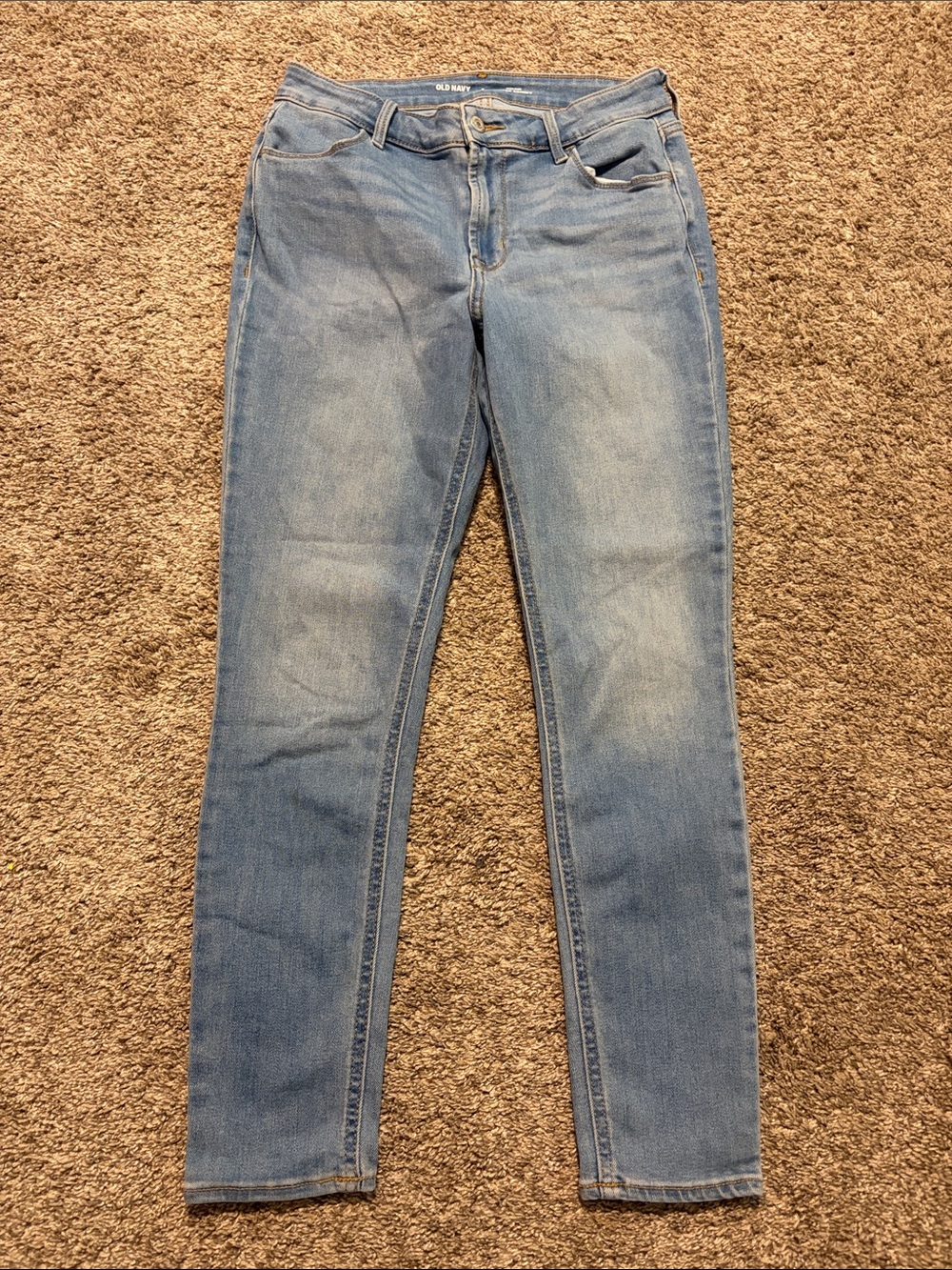 Old Navy Women's Light Wash High Rise Super Skinny Jeans Size‎ 6